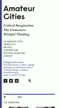 Mobile Screenshot of amateurcities.com