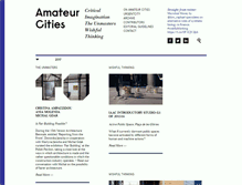 Tablet Screenshot of amateurcities.com